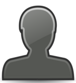 Silhouette, Kontur eines Porträts als Stellvertreter-Bild Silhouette, Kontur eines Porträts als Stellvertreter-Bild